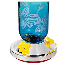 Plow and Hearth Hanging Glass Hummingbird Feeder