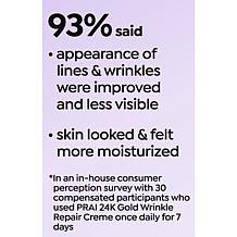 PRAI Beauty 3.4oz 24K Gold Wrinkle Repair Night Creme Ladybug Jar AS