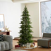 Pre-Lit 7.5' Green Slim Fir Artificial Christmas Tree