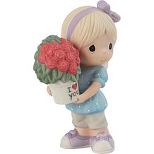Precious Moments 212001 My Love For You Continues to Grow Grl Figurine