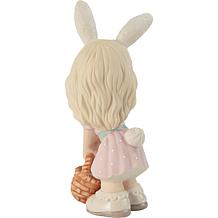 Precious Moments 212015 Wishing You a Hoppy Easter Figurine Girl