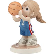 Precious Moments Take Your Best Shot Figurine - Fair Skin, Brown Hair