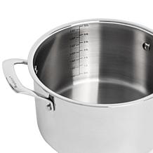 Professional Tri-Ply 18/10 Stainless Steel 8" Stockpot 4qt., Lid