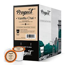 Prospect Tea Co. Caffeinated Vanilla Chai Tea Pods for Keurig 40-Count
