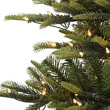 Puleo 7-1/2 ft. Pre-Lit Arctic Fir Artificial Christmas Tree
