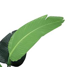 Puleo International 45.5"Artificial Travelers Palm Tree in Black Pot