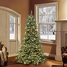 Puleo International 6.5' Lit Royal Majestic Douglas Fir Downswept Tree