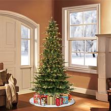 Puleo International 6.5' Pre-Lit Slim Aspen Fir  Christmas Tree