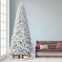 Puleo International 9' Flocked Virginia Pine Tree with 1460 Tips
