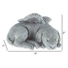 Pure Garden Pet Memorial Keepsake Statue - Sleeping Angel Dog