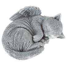 Pure Garden Pet Memorial Keepsake Statue - Sleeping Angel Cat