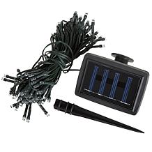 Pure Garden Solar-Powered LED String Lights - 32'