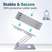 Purely C50 Adjustable Height Pro Laptop Stand Cooling Pad