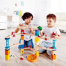 Quadrilla Wooden Castle Escapes Marble Run 102 Piece Construction Set