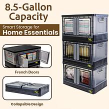 Quik Box Stackable Effortless Use Storage Boxes