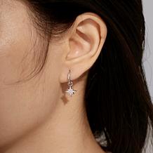 Radiance by Absolute™ 0.98ctw Charm Hoop Earrings 3-piece Set