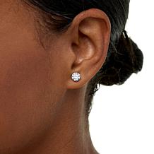 Radiance by Absolute™ 10K Gold 3.3ctw Round Solitaire Stud Earrings