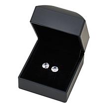 Radiance by Absolute™ 10K Gold 7.1ctw Round Solitaire Stud Earrings