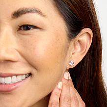 Radiance by Absolute™ 10K Gold 7.1ctw Round Solitaire Stud Earrings