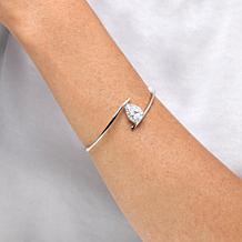 Radiance by Absolute™ 11.27ct Pear Cut Bypass Bangle Bracelet