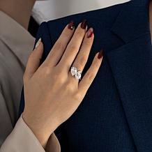 Radiance by Absolute™ 13.95ctw Pear Cut Toi et Moi Ring