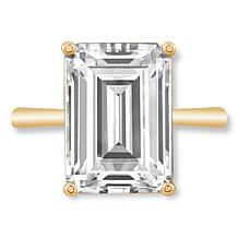 Radiance by Absolute™ 14.10ctw Emerald Cut Solitaire Ring