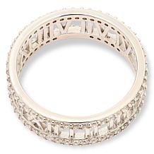 Radiance by Absolute™ 1.50ctw Roman Numeral Wide Band Ring