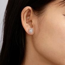 Radiance by Absolute™ 15ctw Mixed-Cut Halo Stud Earrings 3-piece Set