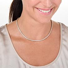 Radiance by Absolute™ 17" 26.25ctw Round Stone Tennis Necklace