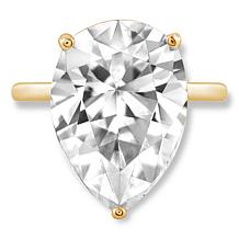 Radiance by Absolute™ 19.45ctw Pear Cut Solitaire Ring