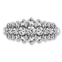 Radiance by Absolute™ 3.86ctw Round Stone Cluster Band Ring