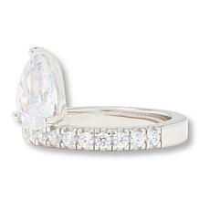 Radiance by Absolute™ 3.90ctw Pear Cut Floating Ring