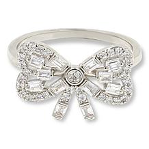 Radiance by Absolute™ 3ctw Bow Ring and Necklace 2-piece Set