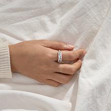 Radiance by Absolute™ 3ctw Simulated Diamond Baguette 5-Stone Ring