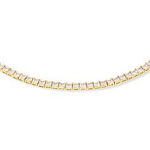 Radiance by Absolute™ 4mm Princess 20" Magnetic Tennis Necklace