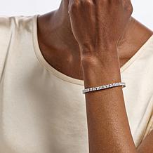 Radiance by Absolute™ 4mm Princess Cut Magnetic Tennis Bracelet