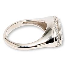 Radiance by Absolute™ 5.55ctw Oval with Pavé East/West Ring