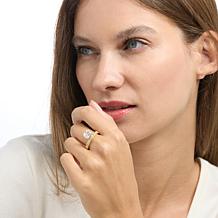 Radiance by Absolute™ 5.96ctw Emerald Cut Floating Ring