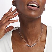 Radiance by Absolute™ 7ctw Fluid Smile Mixed Cut Necklace