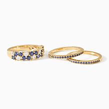 Radiance by Absolute Colored 3-PC Ring Set