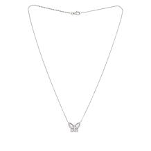 Radiance by Absolute™ Cubic Zirconia Butterfly Drop Necklace
