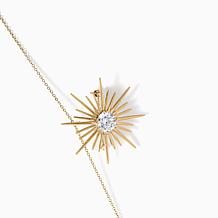 Radiance by Absolute™ Goldtone Firework Pin/Pendant with Chain 