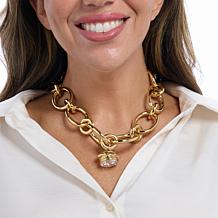 Radiance by Absolute™ Marysol Patton 52cttw CZ Oval-Link Necklace