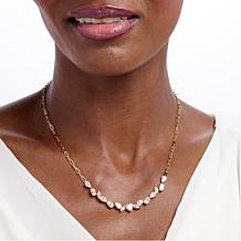 Radiance by Absolute™ Mixed Cut Paperclip Chain Necklace