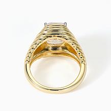 Radiance by Absolute™ North-South Radiant-Cut CZ Statement Ring