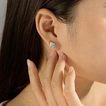 Radiance by Absolute™ Pear Cut 3-pair Solitaire Stud Earrings Set