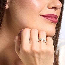 Radiance by Absolute™ Round and Pear Mixed-Cut Band Ring