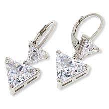 Radiance by Absolute™ Simulated Diamond Double Drop Leverback Earrings