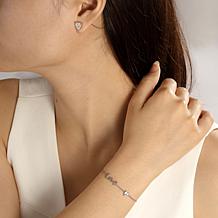 Radiance by Absolute™ Stud Earrings and Love Bracelet Set