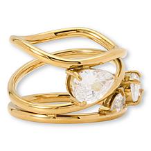 Radiance by Absolute™ Triple Wire Illusion Ring